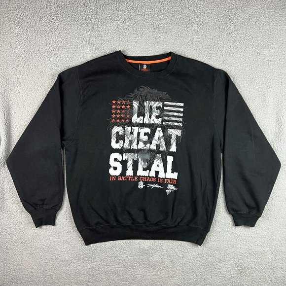 Miskeen Sweater Mens 2XL XXL Black Logo Crewneck Fleece Originals Y2K Vintage 1 - Picture 1 of 9